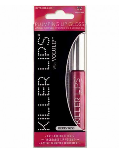 Killer Lips With Volulip Berry Kiss Plumping Lip Gloss Killer Lips With Volulip Berry Kiss Plumping Lip Gloss