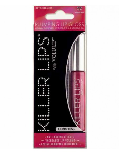 Killer Lips With Volulip Berry Kiss Plumping Lip Gloss Killer Lips With Volulip Berry Kiss Plumping Lip Gloss