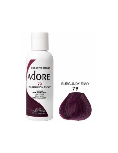 Adore Shining Semi Permanent Hair Color Burgundy Envy Adore Shining Semi Permanent Hair Color Burgundy Envy