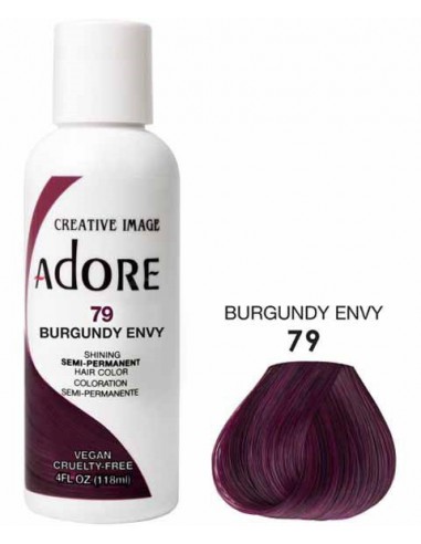 Adore Shining Semi Permanent Hair Color Burgundy Envy Adore Shining Semi Permanent Hair Color Burgundy Envy