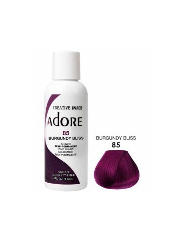 Adore Shining Semi Permanent Hair Color Burgundy Bliss Adore Shining Semi Permanent Hair Color Burgundy Bliss