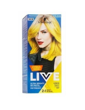 Live Citrus Neon Ultra Bright Or Pastel Semi Permanent Color