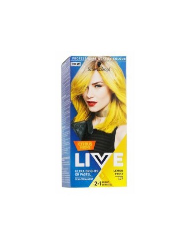 Live Citrus Neon Ultra Bright Or Pastel Semi Permanent Color