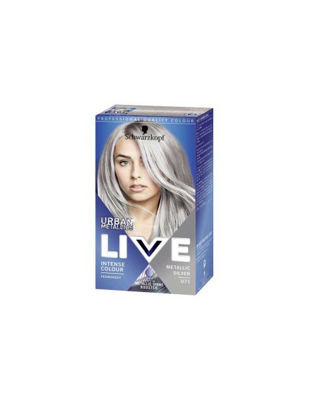 Live Urban Metalic Intense Permanent Colour U71 Metallic Silver