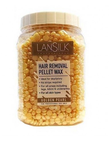 Lansilk ProfessionalGolden Pearl Hair Removal Pellet Wax Lansilk ProfessionalGolden Pearl Hair Removal Pellet Wax