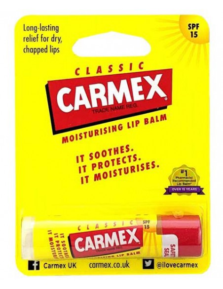 Carmex Moisturising Lip Balm Stick Classic Carmex Moisturising Lip Balm Stick Classic