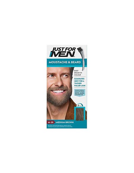 Just For Men Mustache And Beard Brush In Color Gel
