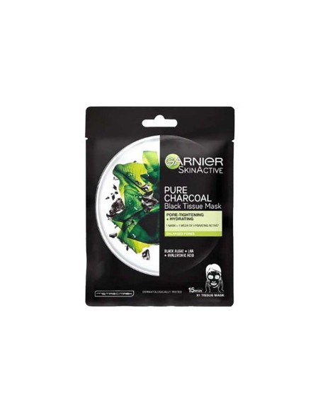 Skin Active Pure Charcoal Black Tissue Mask