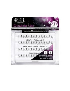 Ardell Double Up Knot Free Double Flares Lashes Short Black