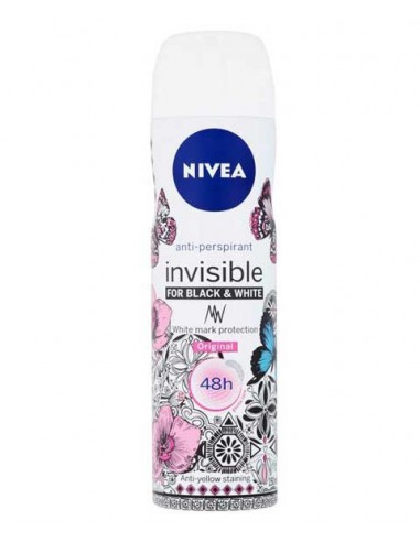 Anti Perspirant Invisible For Black & White Deodorant Spray Anti Perspirant Invisible For Black & White Deodorant Spray
