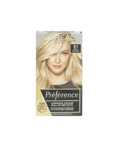 Preference Infinia Permanent Color 9.1 Viking Preference Infinia Permanent Color 9.1 Viking