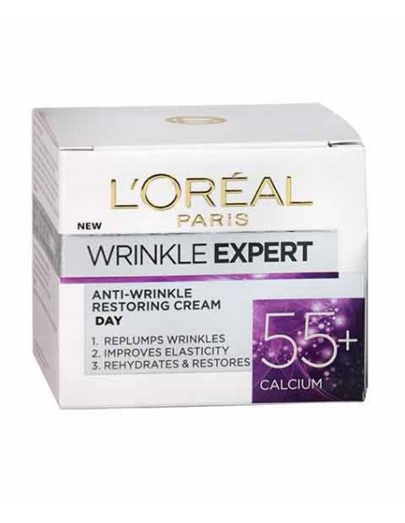 Wrinkle Expert Anti Wrinkle Restoring Night Cream 55 Plus Calcium Wrinkle Expert Anti Wrinkle Restoring Night Cream 55 Plus Calcium