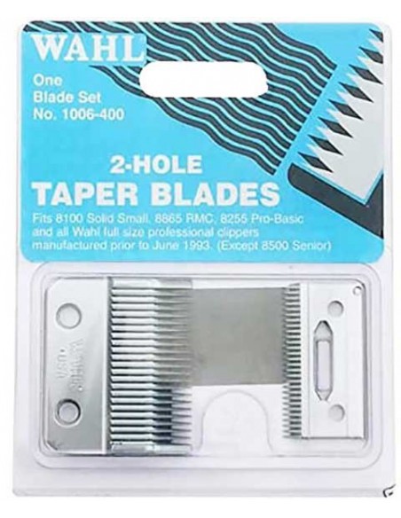 Wahl 2 Hole Taper Blades 1006 400 Wahl 2 Hole Taper Blades 1006 400