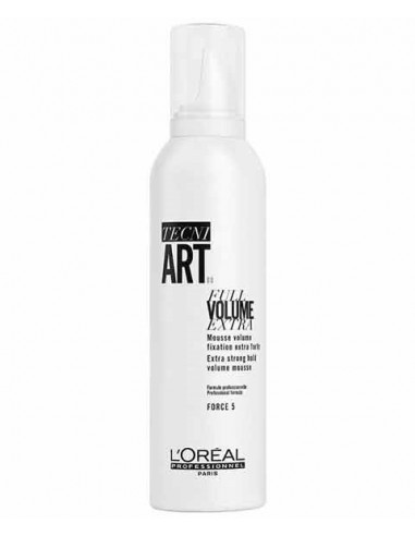Tecni Art Full Volume Extra Strong Hold Mousse Force 5 Tecni Art Full Volume Extra Strong Hold Mousse Force 5