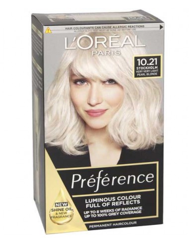 Preference Infinia Permanent Color 10.21 Stockholm Preference Infinia Permanent Color 10.21 Stockholm
