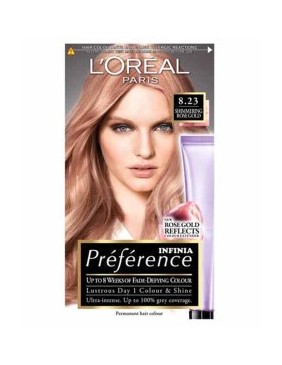 Preference Luminous Permanent Colour 8.23 Santorini Medium Rose Gold