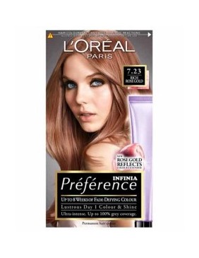 Preference Infinia Permanent Color 7.23 Rich Rose Gold