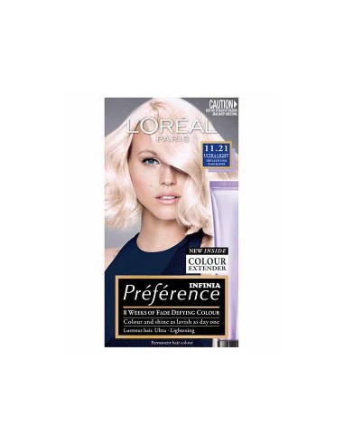 Preference Infinia Permanent Color 11.21 Ultra Light Pearl Blonde Preference Infinia Permanent Color 11.21 Ultra Light Pearl Blonde