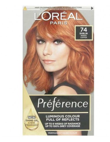 Preference Infinia Permanent Color 74 Mango Intense Copper