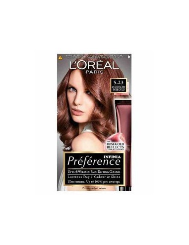 Preference Infinia Permanent Color 5.23 Chocolate Rose Gold