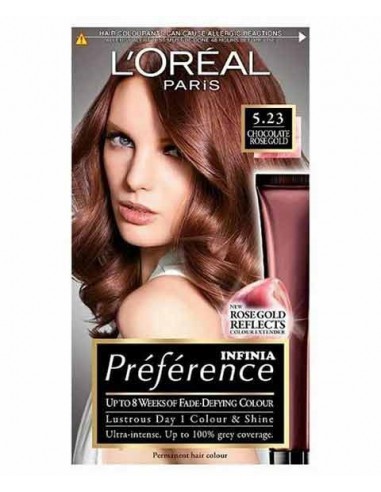 Preference Infinia Permanent Color 5.23 Chocolate Rose Gold