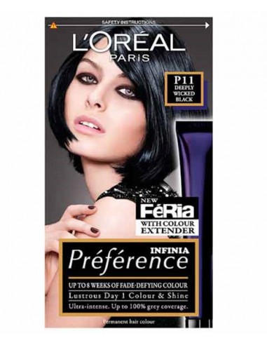 Preference Infinia Permanent Color P11 Deeply Wicked Black