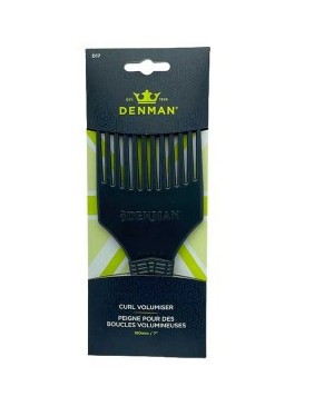 D17 Black Curl Tamer Detangling Comb