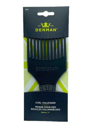 D17 Black Curl Tamer Detangling Comb