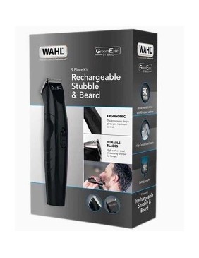 Groom Ease Rechargeable Stubble And Beard 9 Piece Kit