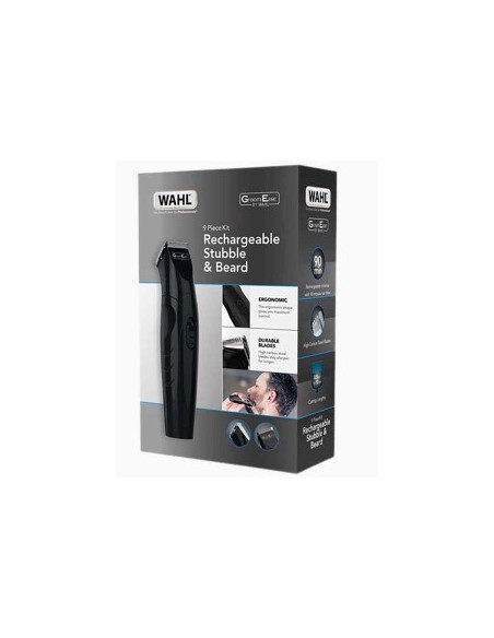 Groom Ease Rechargeable Stubble And Beard 9 Piece Kit