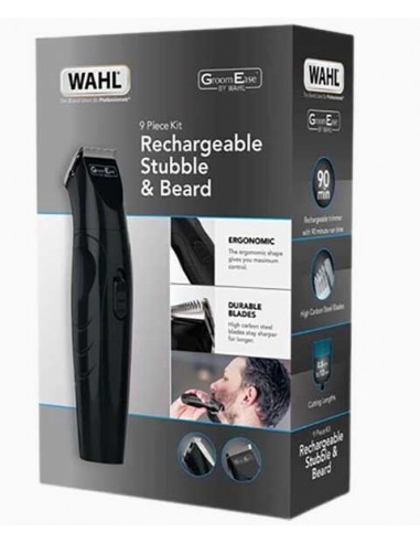 Groom Ease Rechargeable Stubble And Beard 9 Piece Kit Groom Ease Rechargeable Stubble And Beard 9 Piece Kit