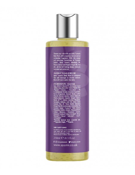 Ayumi Naturals Turmeric And Argan Oil Body Wash Ayumi Naturals Turmeric And Argan Oil Body Wash