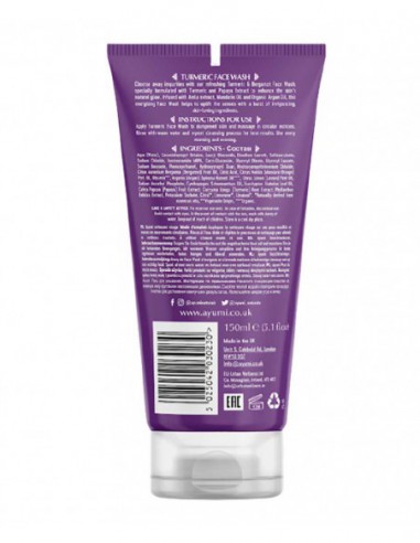 Ayumi Naturals Turmeric And Bergamot Face Wash