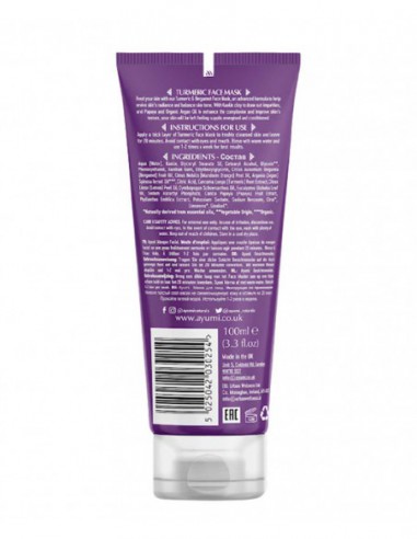 Ayumi Naturals Turmeric And Bergamot Face Mask
