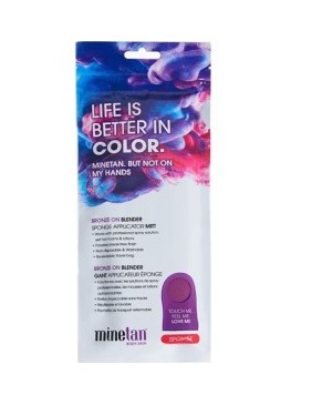 Minetan Bronze On Blender Sponge Applicator Mitt