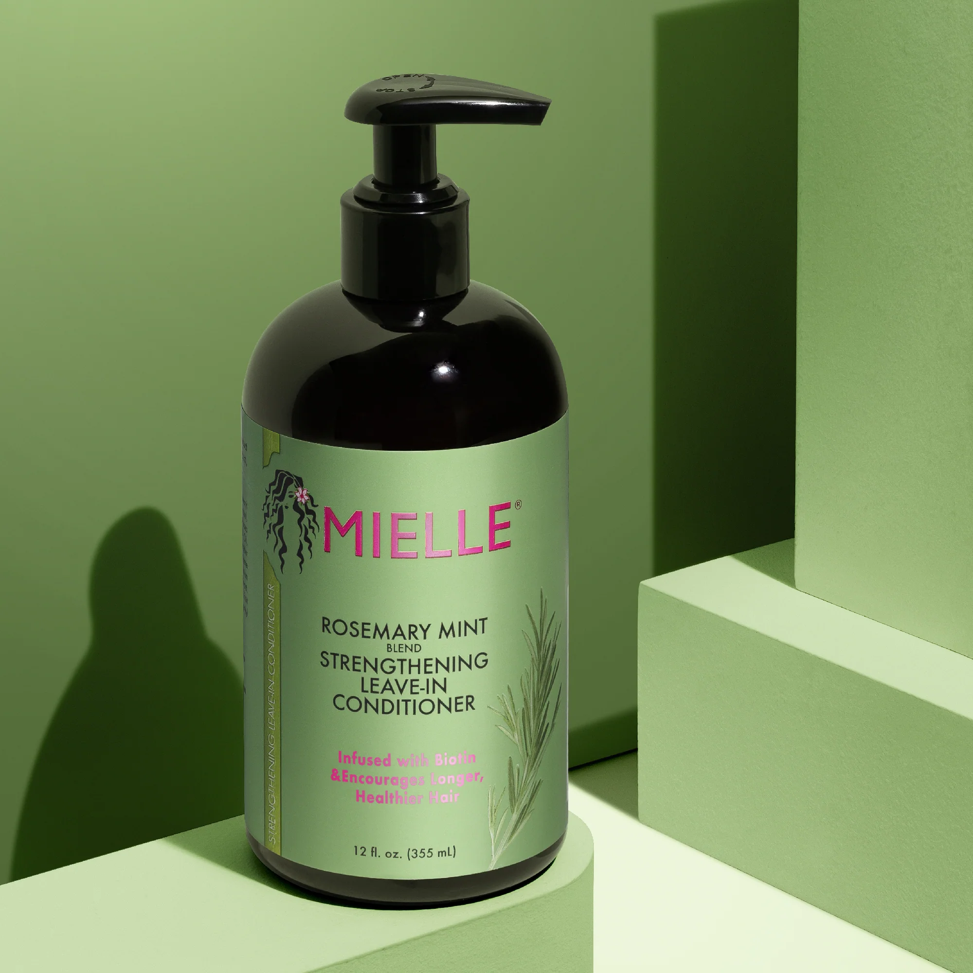 Meille Rosemary Mint Conditioner with natural ingredients and a fresh scent.